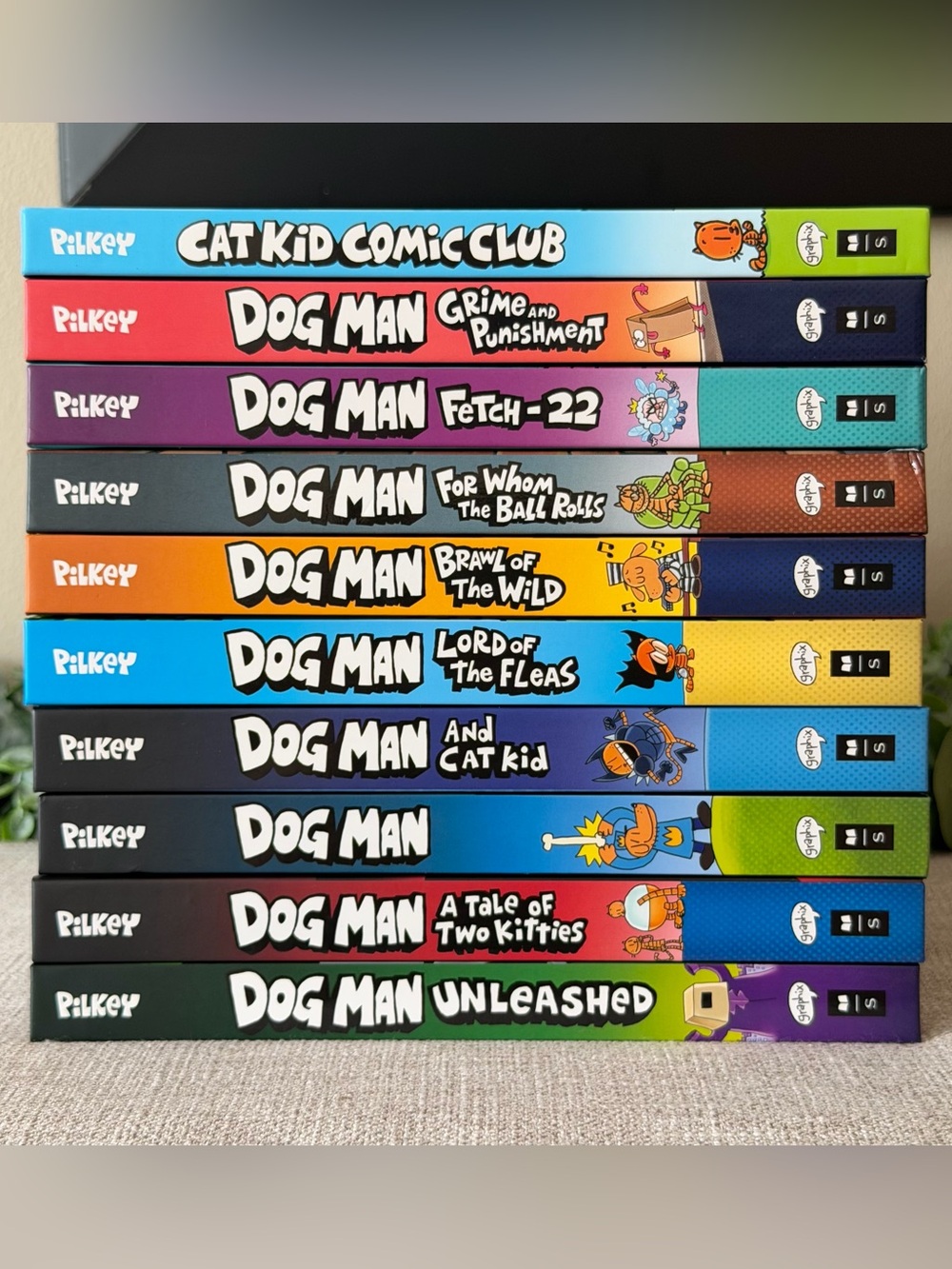 Lot of Dog Man & Cat Kid Comic Club Hardcover Book Collection Dav Pilkey bundle